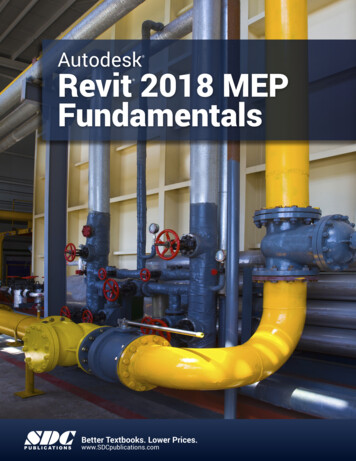 Autodesk Revit 2018 MEP Fundamentals - SDC Publications