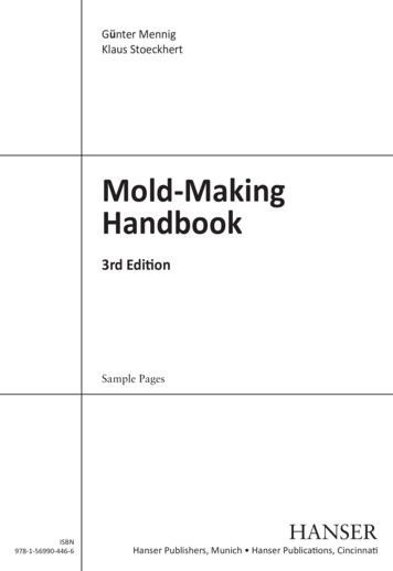 Mold-Making Handbook - Hanser Publications
