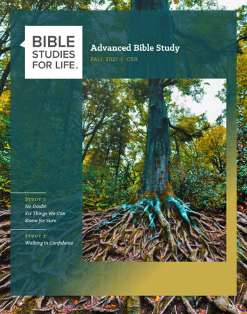 Advanced Bible Study
