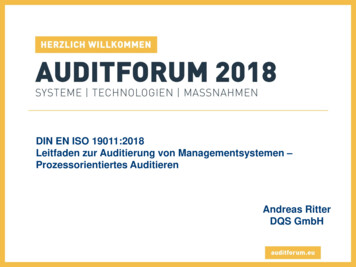 DIN EN ISO 19011:2018 Leitfaden Zur Auditierung Von .