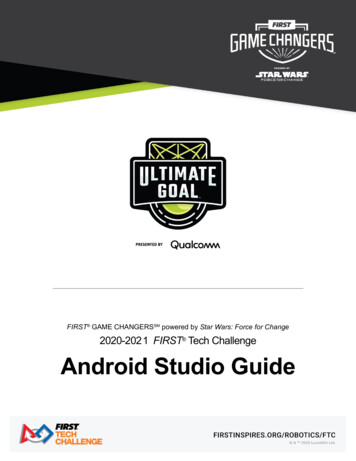 Android Studio Guide - Firstinspires 