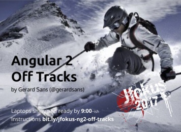 Angular 2 O Tracks - Jfokus
