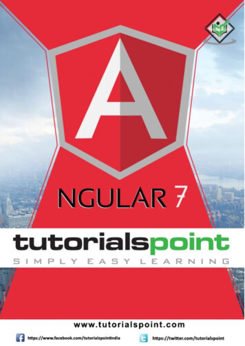 Angular 7 - Tutorialspoint