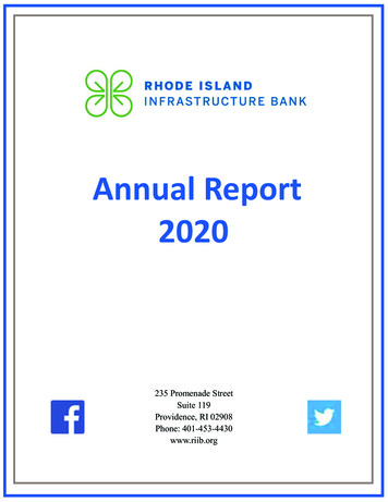 Annual Report 2020 - RIIB