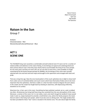 Raison In The Sun - Weebly