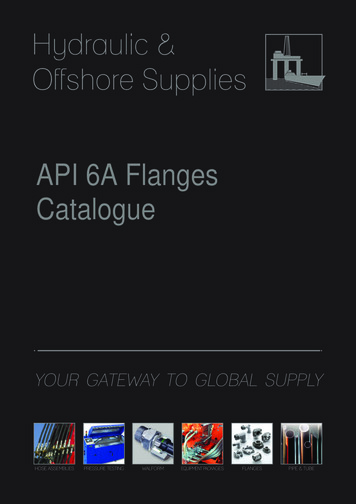 API 6A Flanges Catalogue - Hos