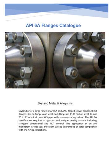 API 6A Flanges Catalogue - Skylandmetal.in