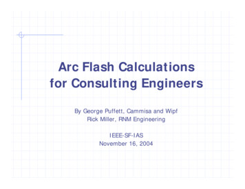 Arc Flash Calculations For Consulting Engineers