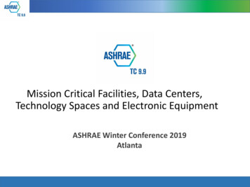 Mission Critical Facilities, Data Centers, Technology .
