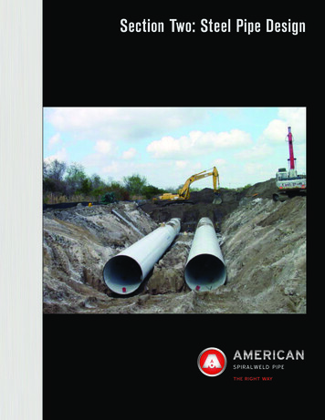 Section Two: Steel Pipe Design - American USA