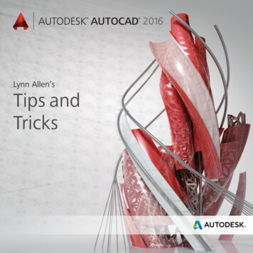 AutoCAD 2016 Tips And Tricks Booklet - CADproTips