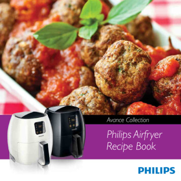Avance Collection Philips Airfryer Recipe Book