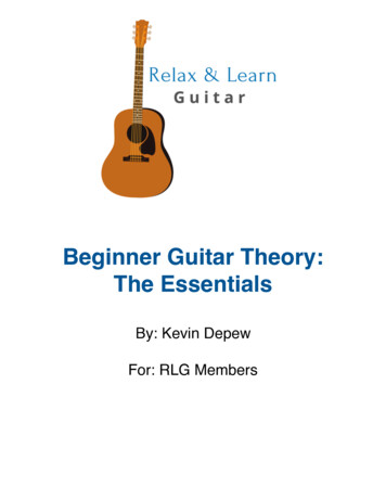 Beginner Guitar Theory: The Essentials