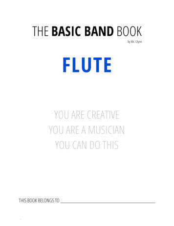 NEW BBB Flute - The Basic Band Book By Mr. Glynn