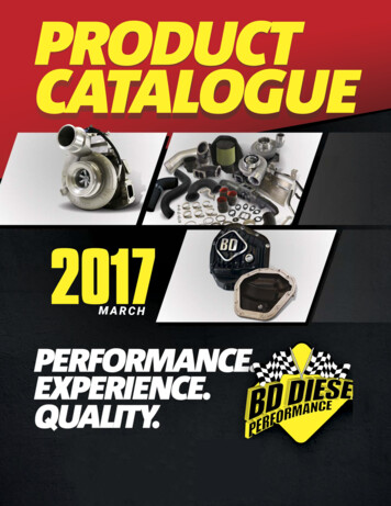 BD Diesel Performance Engine Parts Catalog