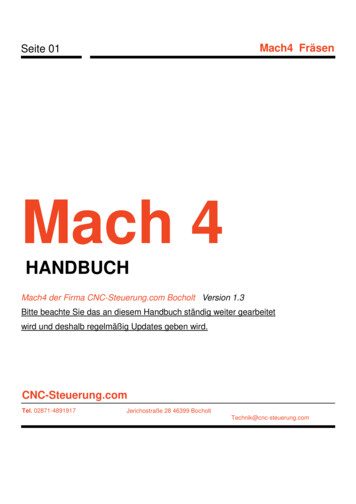Mach 4 - CNC-Steuerung