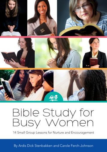 Bible Study For Busy Women