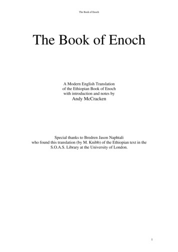 The Book Of Enoch - Lost Books Bible Apocryphal Enoch Nephilim