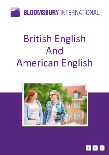 British English And American English - English Courses