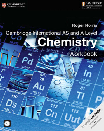 Roger Norris Chemistry - PapaCambridge