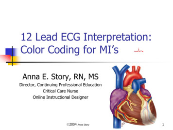12 Lead ECG Interpretation: Color Coding For MI’s