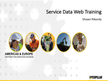 Service Data Web Training - Autopartscatalogue 