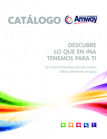 CATÁLOGO - Amway