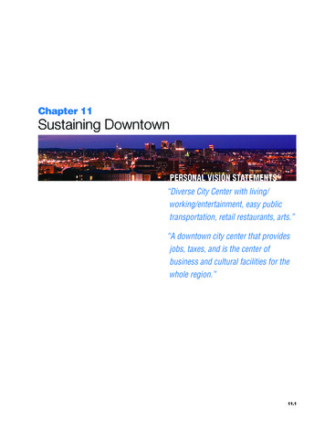 Chapter 11 Sustaining Downtown - Birmingham, AL