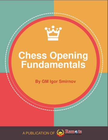 Chess Opening Fundamentals - Remote Chess Academy