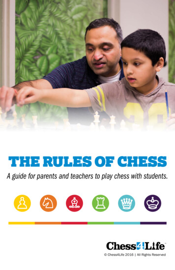 THE RULES OF CHESS - Peoria Chess