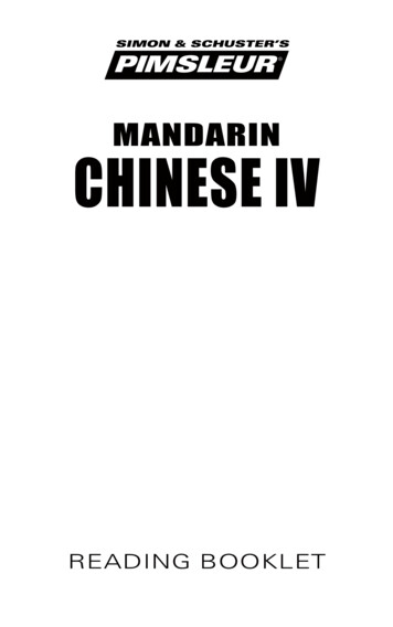 MANDARIN ChINese IV - Playaway