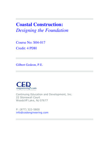 Coastal Construction: Designing The Foundation