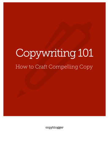 Copywriting 101 - WordPress 