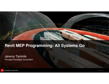 Revit MEP Programming: All Systems Go - Typepad