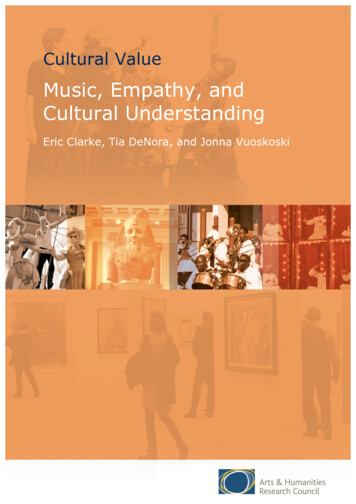 Music, Empathy, And Cultural Understanding