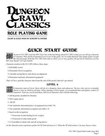 DCC RPG Quick Start Guide - Goodman Games