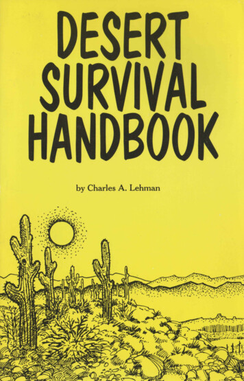 Desert Survival Handbook - Internet Archive