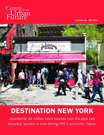 DESTINATION NEW YORK - Center For An Urban Future (CUF)