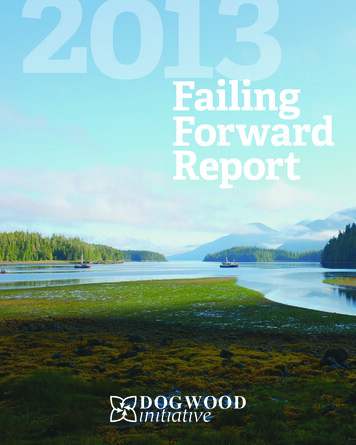 2013 Failing Forward Report - Dogwood