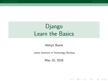 Django Learn The Basics - IIT Bombay