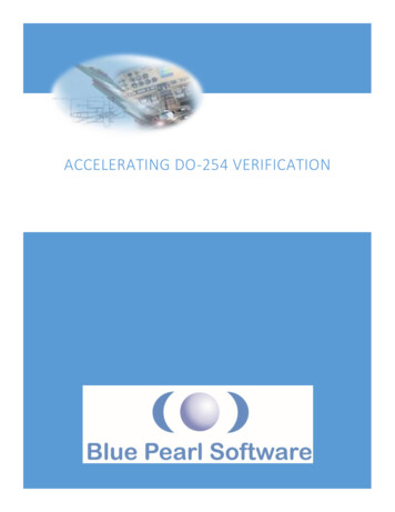 AccelerAting Do-254 Verification - Blue Pearl Software
