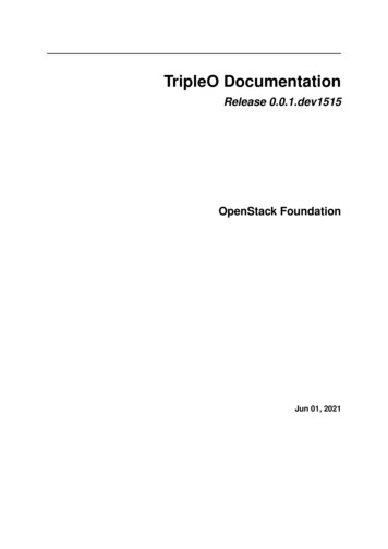 TripleO Documentation - OpenStack