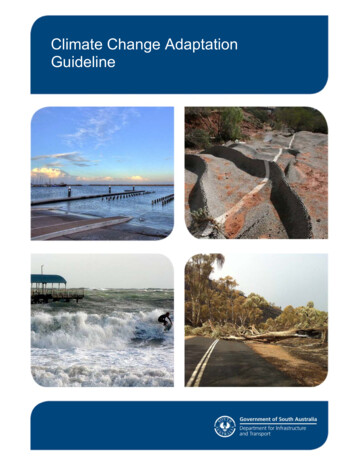 Climate Change Adaptation Guideline