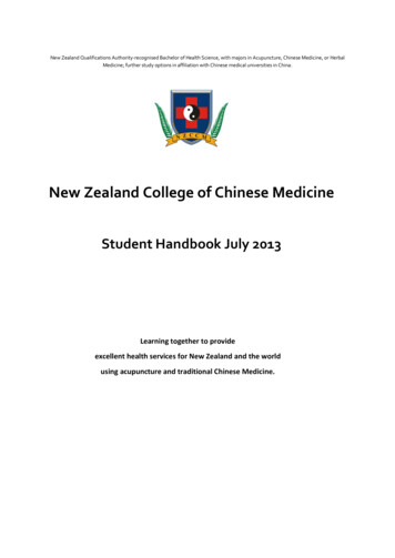 New Zealand College Of Chinese Medicine