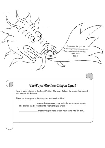 The Royal Pavilion Dragon Quest - Brightonmuseums .uk