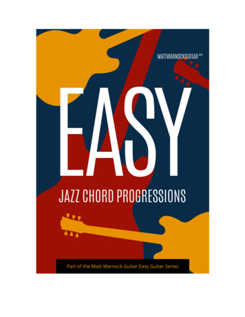 Easy Jazz Chord Progressions Sample - Jazz Guitar