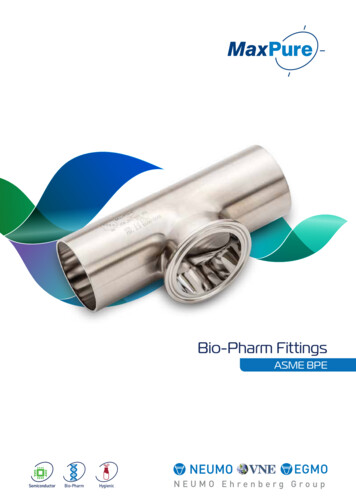 Bio-Pharm Fittings - NEUMO