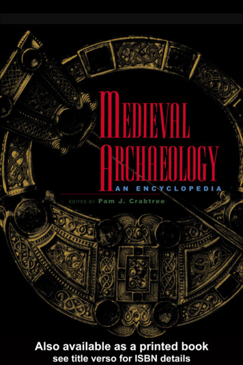 Medieval Archaeology An Encyclopedia - DropPDF