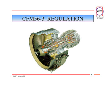 CFM56-3 ENGINE REGULATION - SmartCockpit