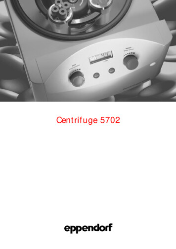 Centrifuge 5702 - Cole-Parmer